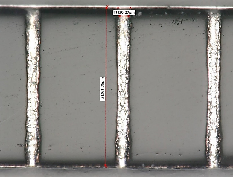 Fine Pitch Thorough Glass Via（ＴＧＶ） Electrode Glass Substrate